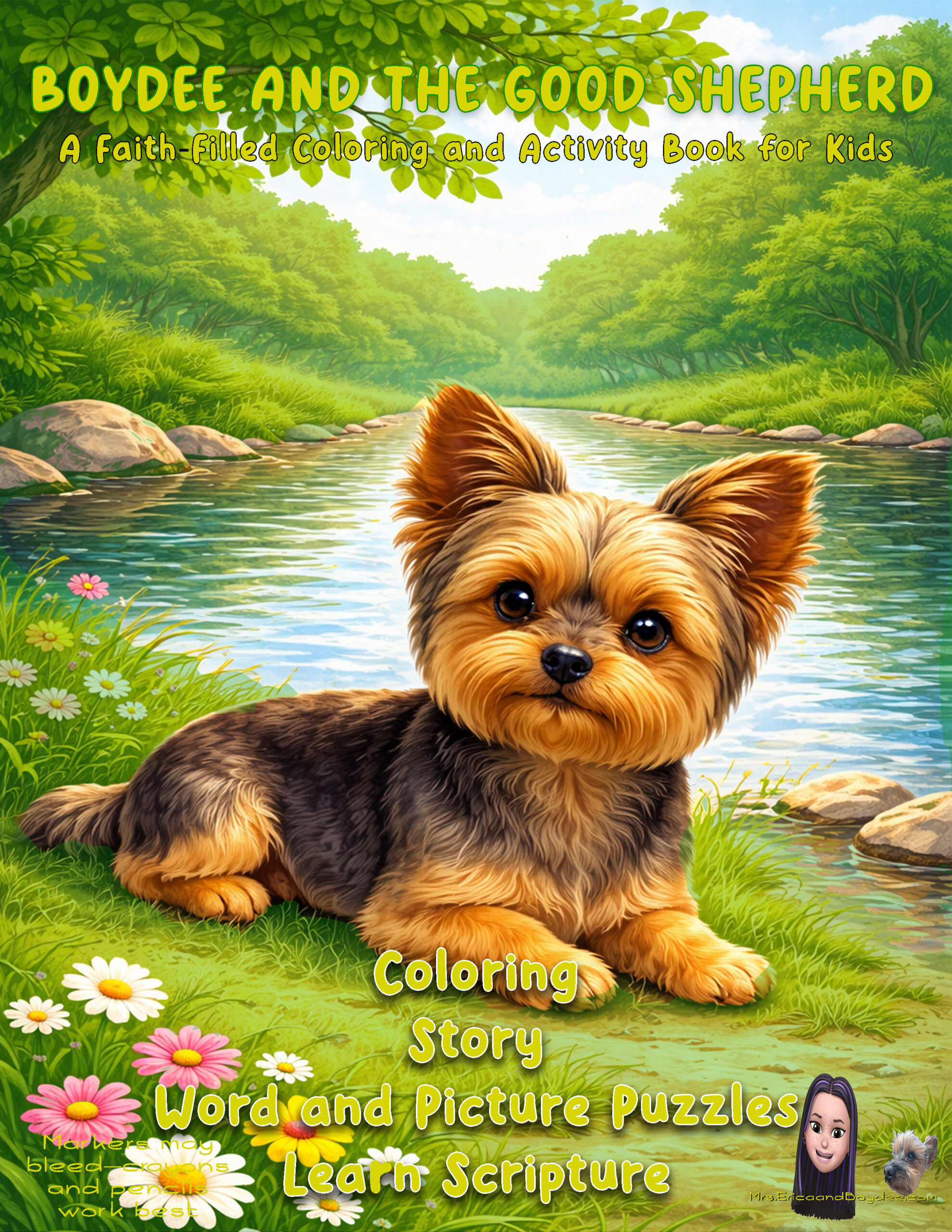 Boydee and The Good Shepherd Coloring Book Cover